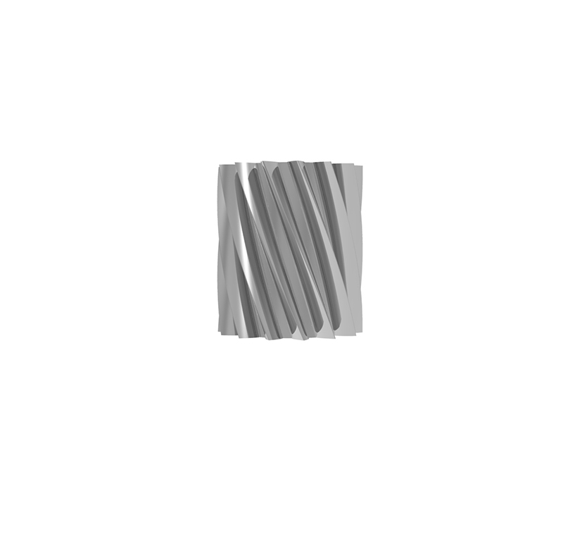 Piñón de metal Módulo 0.400, Dientes 14Z, Forma helicoidal