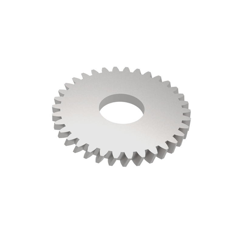 Metal gear Module 0.500, Teeth 34Z, Shape 