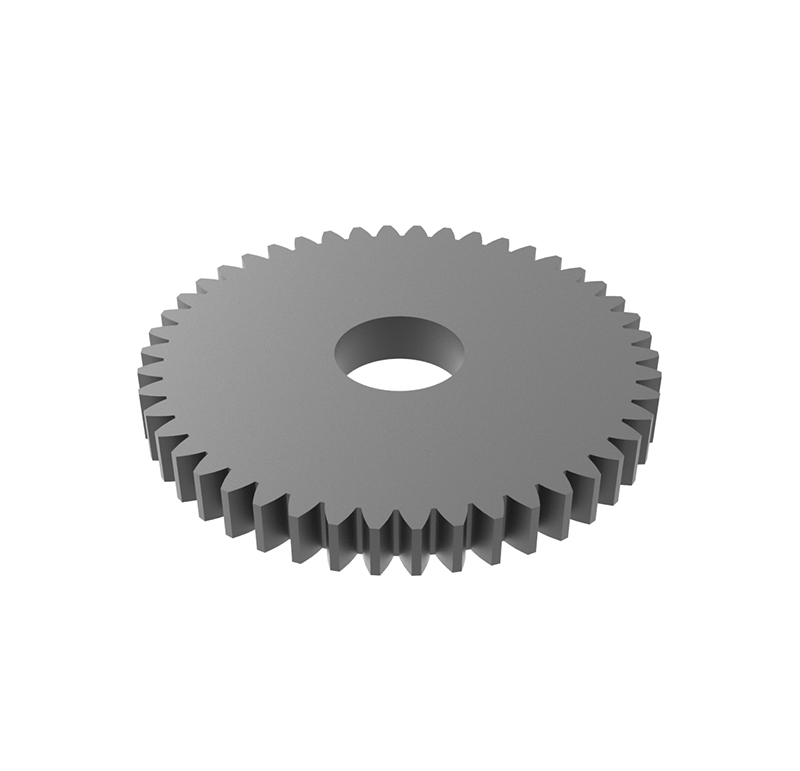Metal gear Module 0.500, Teeth 46Z, Shape with pin