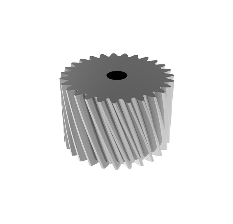 Metal pinion Module 0.400, Teeth 20Z, Shape helical