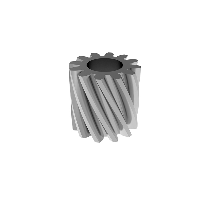 Metal pinion Module 0.400, Teeth 12Z, Shape helical
