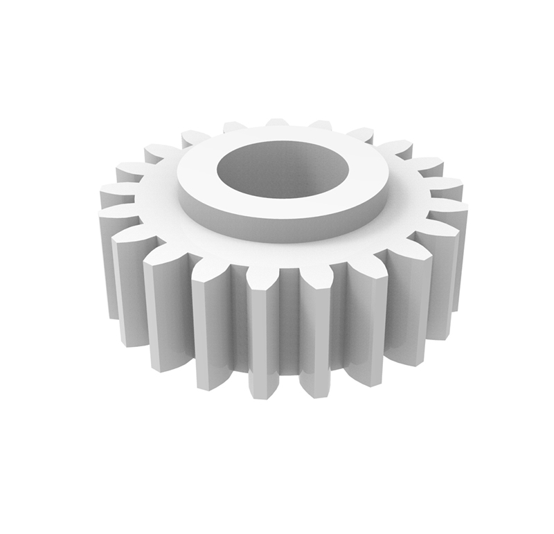 Plastic gear Module 0.750, Teeth 21Z, Shape straight, ref. 004499