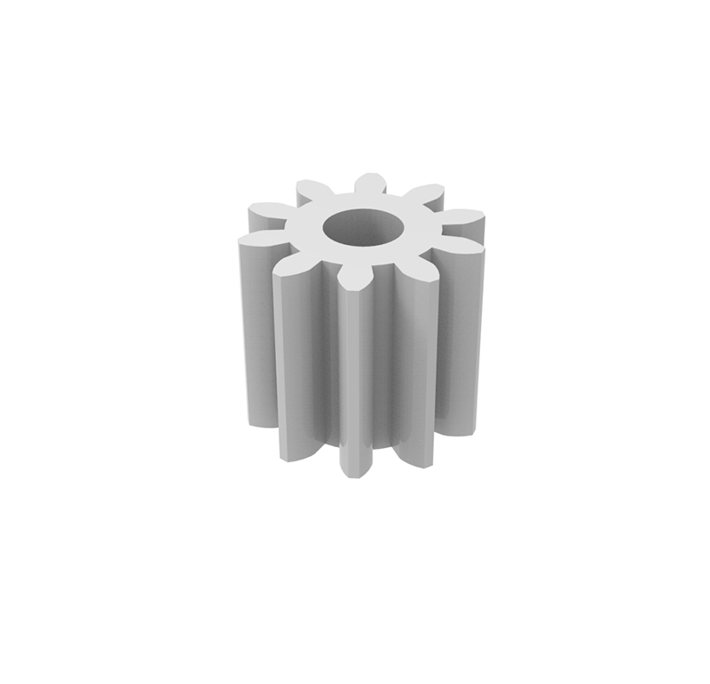 3 WHITE PLASTIC PINION GEARS 9 TOOTH TO BOOST SCALEXTRIC MABUCHI MOTORS 