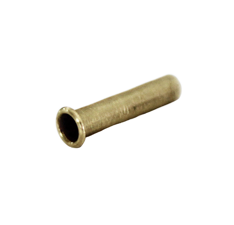 Tubular rivet Diameter 3.00mm, Length 14.50mm, Material Brass (Pack of 30)