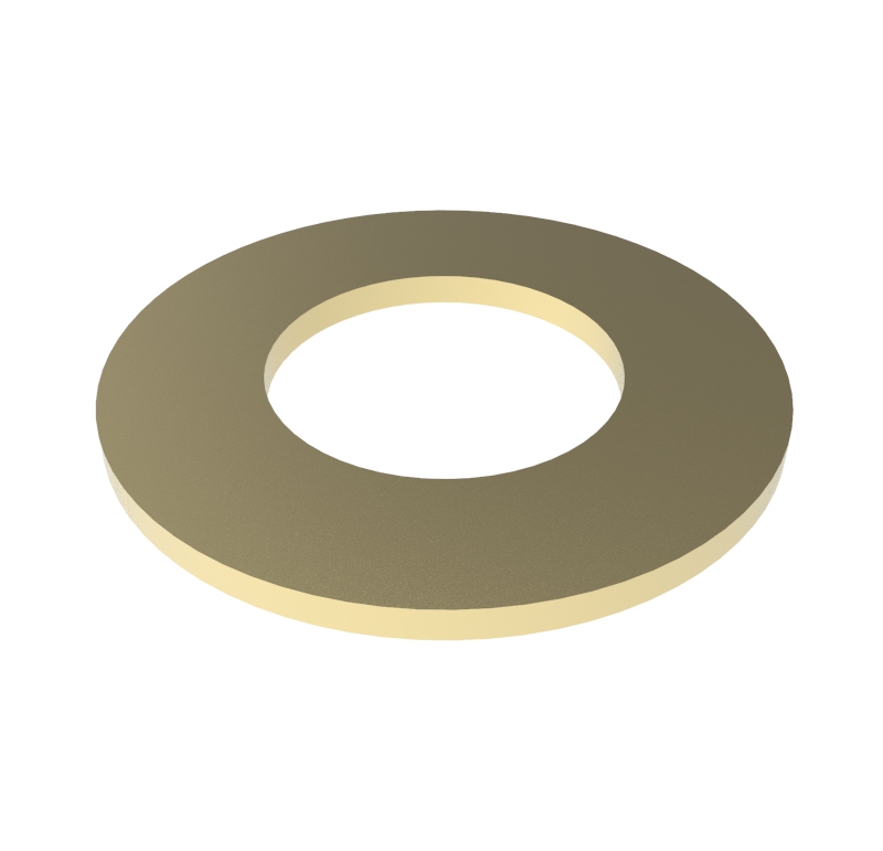 Washer Inner diameter 3.10mm, Thickness 0.30mm, Type normal  (Pack of 30)