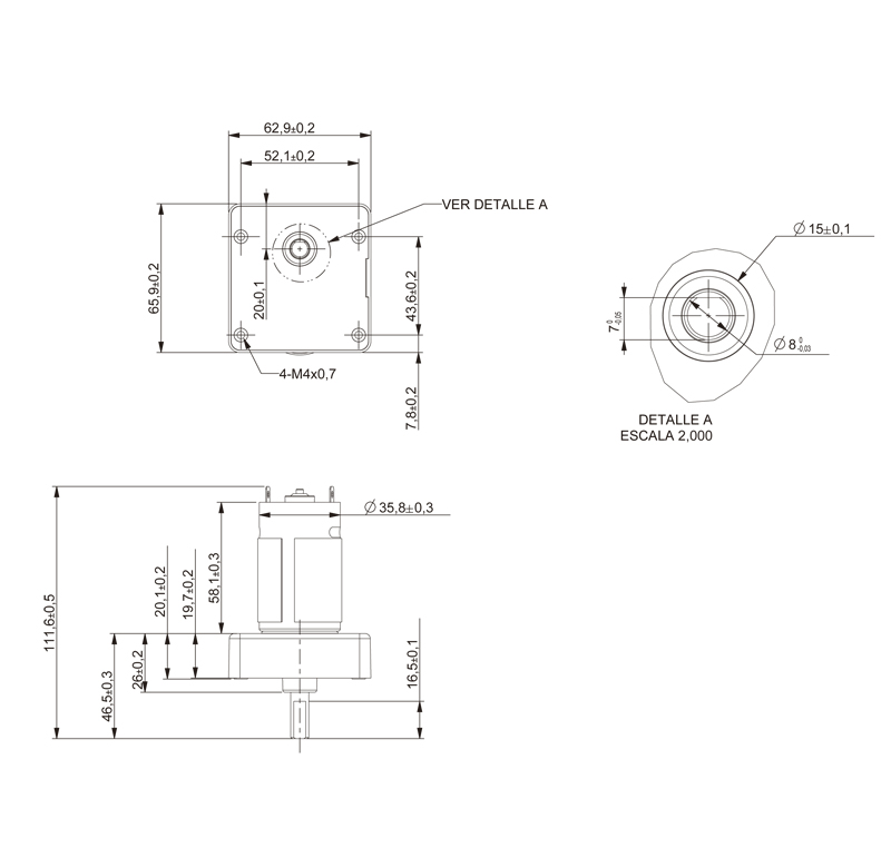 Gear Motor Dc 12v 16rpm Ref 003034 12 Mootio Components Mechanical Components Online Shop